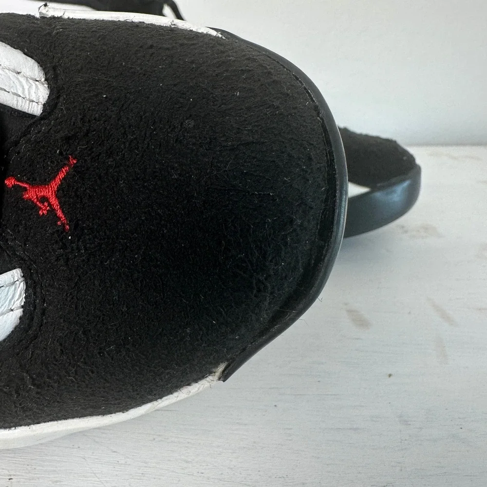Jordan Sneakers Mens 12 Air Jordan 14 Retro Black White Red Basketball